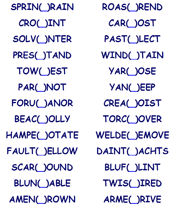 Verbal Reasoning Type A practise